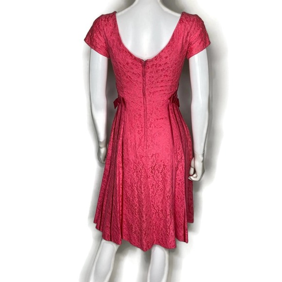 Vintage JR Theme Princess Cut Lace Overlay Dress - Picture 3 of 6